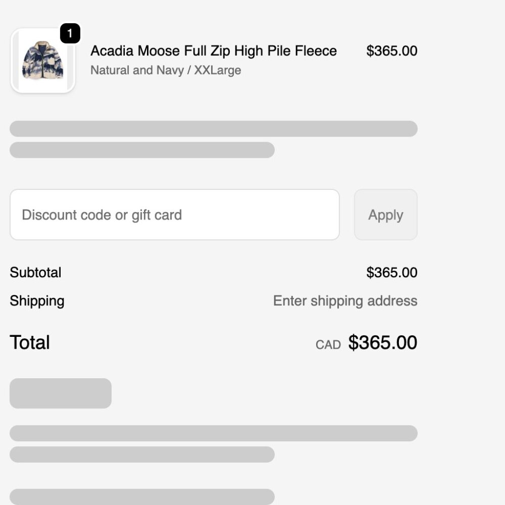 SOLD!!! NWT Parks Project Acadia Moose Full Zip High Pile Fleece XXL - Picture 6 of 6